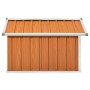 Galvanized steel lawnmower shed in brown, 92x97x63 cm by , Sheds - Ref: Foro24-150910, Price: 69,05 €, Discount: %