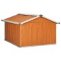 Galvanized steel lawnmower shed in brown, 92x97x63 cm by , Sheds - Ref: Foro24-150910, Price: 69,05 €, Discount: %