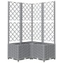 Hellgraues Pflanzgefäß aus PP 80x80x136 cm von , Töpfe und Pflanzgefäße - Ref: Foro24-153276, Preis: 110,03 €, Rabatt: %