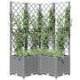 Hellgraues Pflanzgefäß aus PP 80x80x136 cm von , Töpfe und Pflanzgefäße - Ref: Foro24-153276, Preis: 110,03 €, Rabatt: %