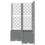 Hellgraues Pflanzgefäß aus PP 80x80x136 cm von , Töpfe und Pflanzgefäße - Ref: Foro24-153276, Preis: 112,74 €, Rabatt: %