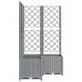 Hellgraues Pflanzgefäß aus PP 80x80x136 cm von , Töpfe und Pflanzgefäße - Ref: Foro24-153276, Preis: 112,74 €, Rabatt: %