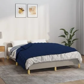 Weighted blanket, blue fabric, 120x180 cm, 9 kg by , Blankets - Ref: Foro24-350735, Price: 61,92 €, Discount: %