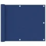 Blue Oxford fabric balcony awning 75x400 cm by , Umbrellas - Ref: Foro24-135009, Price: 20,84 €, Discount: %