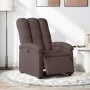 Sillón reclinable eléctrico tela marrón oscuro de , Sillones - Ref: Foro24-3204073, Precio: 244,53 €, Descuento: %