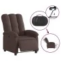 Elektrischer Relaxsessel dunkelbrauner Stoff von , Sessel - Ref: Foro24-3204073, Preis: 244,58 €, Rabatt: %