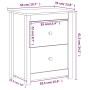 Nachttische 2 Stück aus massivem Kiefernholz 50x35x61,5 cm von vidaXL, Nachttische - Ref: Foro24-813680, Preis: 117,56 €, Rab...