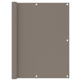 Taupe gray oxford fabric balcony awning 120x500 cm by , Umbrellas - Ref: Foro24-134994, Price: 28,30 €, Discount: %