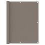 Taupegraue Balkonmarkise aus Oxford-Stoff, 120 x 500 cm von , Sonnenschirme - Ref: Foro24-134994, Preis: 23,49 €, Rabatt: %
