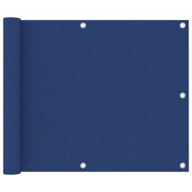 Toldo para balcón de tela oxford azul 75x300 cm