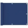 Blaue Balkonmarkise aus Oxford-Stoff, 75 x 300 cm von , Sonnenschirme - Ref: Foro24-135008, Preis: 19,28 €, Rabatt: %