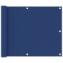 Toldo para balcón de tela oxford azul 75x300 cm de , Sombrillas - Ref: Foro24-135008, Precio: 19,71 €, Descuento: %