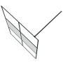 Schwarze, halbmattierte Duschwand aus ESG-Glas, 140 x 195 cm von , Duschwände und Duschwände - Ref: Foro24-152109, Preis: 206...