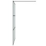 Duschwand aus schwarz gefrostetem ESG-Glas, 140 x 195 cm von , Duschwände und Duschwände - Ref: Foro24-152114, Preis: 228,01 ...