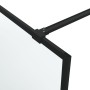 Duschwand aus schwarz gefrostetem ESG-Glas, 140 x 195 cm von , Duschwände und Duschwände - Ref: Foro24-152114, Preis: 228,01 ...