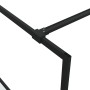 Black semi-frosted ESG glass shower screen 115x195 cm by , Shower walls and screens - Ref: Foro24-152128, Price: 180,99 €, Di...