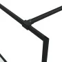 Black semi-frosted ESG glass shower screen 115x195 cm by , Shower walls and screens - Ref: Foro24-152128, Price: 184,49 €, Di...