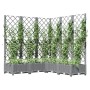 Planter with trellis PP light gray 120x120x121.5 cm by , Pots and planters - Ref: Foro24-153277, Price: 154,59 €, Discount: %