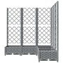 Pflanzgefäß mit Gitter PP hellgrau 120x120x121,5 cm von , Töpfe und Pflanzgefäße - Ref: Foro24-153277, Preis: 154,59 €, Rabat...