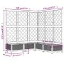 Planter with trellis PP light gray 120x120x121.5 cm by , Pots and planters - Ref: Foro24-153277, Price: 120,12 €, Discount: %