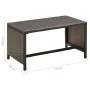 Brown synthetic rattan coffee table 70x40x38 cm by , Coffee table - Ref: Foro24-46393, Price: 49,92 €, Discount: %