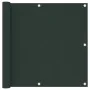Balkonmarkise dunkelgrüner Oxfordstoff 90x400 cm von , Sonnenschirme - Ref: Foro24-135001, Preis: 20,81 €, Rabatt: %