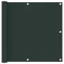 Balkonmarkise dunkelgrüner Oxfordstoff 90x600 cm von , Sonnenschirme - Ref: Foro24-135003, Preis: 36,83 €, Rabatt: %