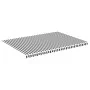 Replacement fabric for anthracite gray and white awning 5x3.5 m by , Awnings - Ref: Foro24-311992, Price: 76,04 €, Discount: %