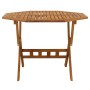 Mesa de jardín plegable madera maciza de acacia 90x75 cm de , Mesas de jardín - Ref: Foro24-319672, Precio: 106,82 €, Descuen...
