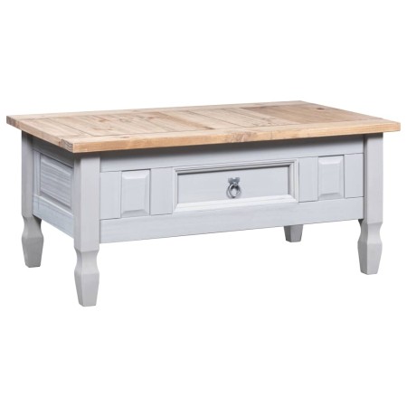 Corona Range Kaffeetisch aus mexikanischer Kiefer in Grau, 100x55x44 cm. von vidaXL, Couchtisch - Ref: Foro24-282625, Preis: ...