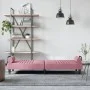 Rosafarbenes Samtschlafsofa mit Armlehnen von , Sofas - Ref: Foro24-351897, Preis: 261,37 €, Rabatt: %