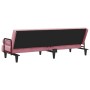 Rosafarbenes Samtschlafsofa mit Armlehnen von , Sofas - Ref: Foro24-351897, Preis: 267,40 €, Rabatt: %