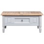 Corona Range Kaffeetisch aus mexikanischer Kiefer in Grau, 100x55x44 cm. von vidaXL, Couchtisch - Ref: Foro24-282625, Preis: ...