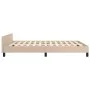 Cappuccino synthetic leather headboard bed frame 140x200cm by , Beds and slatted bases - Ref: Foro24-3125517, Price: 219,53 €...