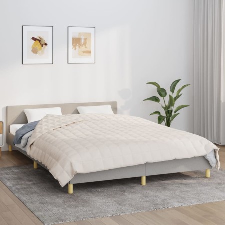Light cream-colored weighted blanket, 200x230 cm, 13 kg. by , Blankets - Ref: Foro24-3154824, Price: 94,13 €, Discount: %