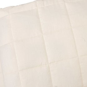 Manta con peso tela color crema claro 135x200 cm 6 kg