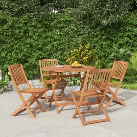 5-piece solid acacia wood garden dining set by , Garden sets - Ref: Foro24-3152898, Price: 252,62 €, Discount: %