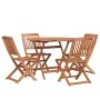 5-piece solid acacia wood garden dining set by , Garden sets - Ref: Foro24-3152898, Price: 290,86 €, Discount: %