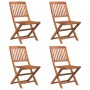 5-piece solid acacia wood garden dining set by , Garden sets - Ref: Foro24-3152898, Price: 294,99 €, Discount: %