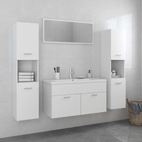 Juego de muebles de baño madera de ingeniería blanco de , Muebles de baño - Ref: Foro24-3071513, Precio: 423,20 €, Descuento: %