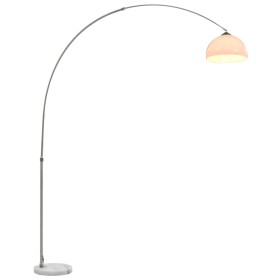 Lámpara de arco 60 W plateado E27 200 cm
