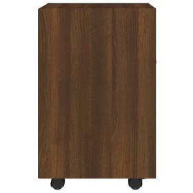 Auxiliary cabinet with oak plywood wheels 33x38x60 cm by , Lockers and storage cabinets - Ref: Foro24-815854, Price: 44,42 €,...