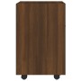 Zusatzschrank mit Rädern Eichensperrholz 33x38x60 cm von , Schließfächer und Lagerschränke - Ref: Foro24-815854, Preis: 44,42...