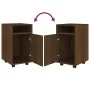 Zusatzschrank mit Rädern Eichensperrholz 33x38x60 cm von , Schließfächer und Lagerschränke - Ref: Foro24-815854, Preis: 43,72...