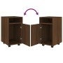 Zusatzschrank mit Rädern Eichensperrholz 33x38x60 cm von , Schließfächer und Lagerschränke - Ref: Foro24-815854, Preis: 44,42...