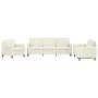 3-piece cream velvet sofa set by , Sofas - Ref: Foro24-3201942, Price: 718,21 €, Discount: %