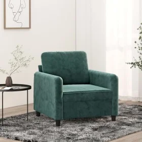 Dunkelgrüner Samtsessel 60 cm von , Sofas - Ref: Foro24-359424, Preis: 173,77 €, Rabatt: %