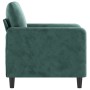 Dunkelgrüner Samtsessel 60 cm von , Sofas - Ref: Foro24-359424, Preis: 177,07 €, Rabatt: %