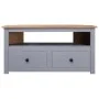 Eck-TV-Schrank aus Kiefernholz im Panama-Stil, grau, 93 x 49 x 49 cm von vidaXL, TV-Möbel - Ref: Foro24-282686, Preis: 132,45...