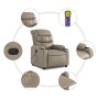 Reclining massage armchair in synthetic leather, cappuccino color. by , Armchairs - Ref: Foro24-374146, Price: 229,88 €, Disc...